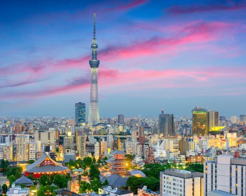 Tokyo Japan Cityscape Tokyo, Japan skyline.